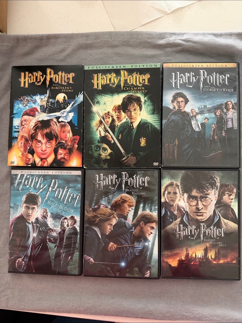Warner Bros. Harry Potter Collection. 6-DVD Collection Black